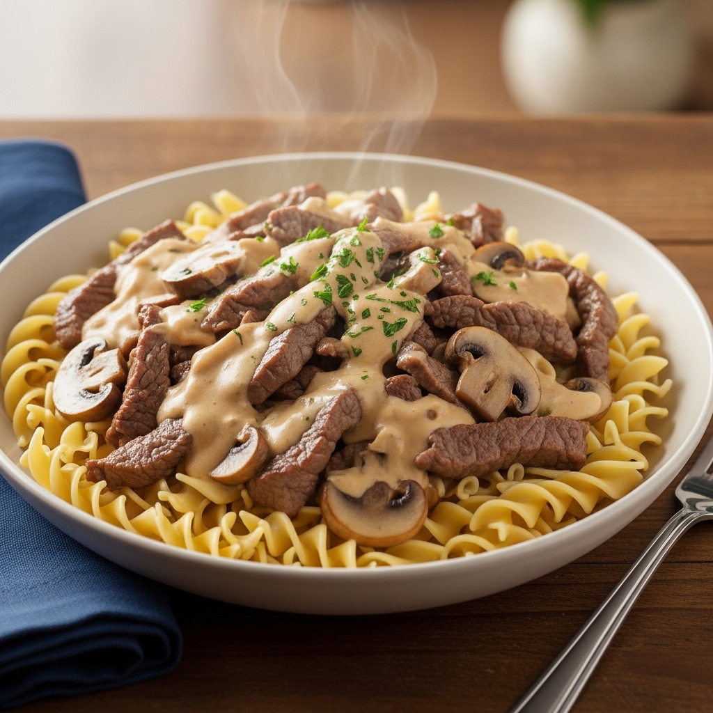 Beef Stroganoff